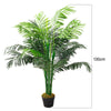 130CM Tall Artificial Palm Tree In Pot Fake Garden Plant Realistic Office Decor