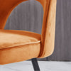 Dining Table & Chairs Set 4/6 Velvet Fabric Padded Seat Kitchen Furniture