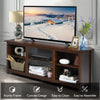 TV Stand for TVs up to 65 Inches Wooden Modern TV Console Table W/6 Open Storage