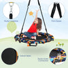 2-in-1 Foldable Kids Fitness Trampoline Height Adjustable Children Tree Swing