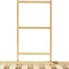 Kids Double Bunk Bed Frame Treehouse High Sleeper Solid Pine Wood 3FT 90x190cm