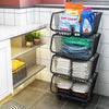 Large Stackable Metal Wire Basket Trolley Rack Kitchen Fruit Vegetable Storages