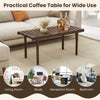 Wooden Coffee Table Rectangle Cocktail Table Modern Sofa Side Table Center Table