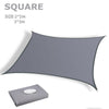 New Outdoor Shade Sail Patio Suncreen Awning Garden Sun Canopy 98% UV Block UK