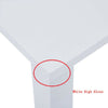 White High Gloss Dining Table 4-6 Seats Kitchen Tables Living Room Furniture