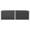 Garden Raised Bed 200x50x91 WPC Grey A3D3