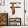 Shoe Rack with Coat Rack Hanger Hallway Shoe Bench Set Coat Stand