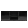 Modern 120cm TV Stand Unit Cabinet High Gloss with Drawers LED Light