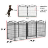 Foldable Modular Dog Pen Puppy Playpen Whelping Garden Fence Dog Barrier 8 Panel