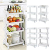Slide out Kitchen Trolley Rack Holder Corner Storage Vegetable Fruit Organiser