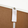 Bathroom Cabinet Sideboard Storage Unit White MDF 2 Doors w/ Adjustable Shelves
