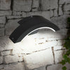 Curve Halo Modern IP54 LED Outdoor Security Wall Mounted Light White /Warm white