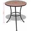 3 Piece Bistro Set Ceramic Tile Home Garden Table And Chairs Patio Furniture