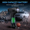 UK Car Tyre Inflator Cordless Digital Touch Air Compressor Pump USB Rechargeable