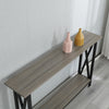 Morden 2 Tiers Console Table Entryway Hallway Table With Shelf Side Table