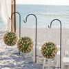 8x Border Garden Shepherds Crook Hooks for Bird Feeders & Lanterns 3 Colors 90cm