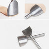 7pcs DIY Leather Craft Punch Belt End Cutter Wear-Resistan Cutting Tools 10-40mm