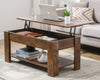 Coffee Table With Storage Lift Top Up Drawer Shelf Wooden Living Room Furniture