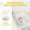 Portable Baby Playard 3 in 1 Convertible Bassinet Cot Bed Toddler Changing Table