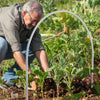 Greenhouse Plant Hoop Grow Garden Tunnel Hoop Support Hoops w/ Pipe Clamps Clips