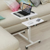 Laptop Desk Wheeled Sofa Bed PC Notebook Table Adjustable Tray Stand Study Work