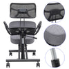Kneeling Chair w/Mesh Back Support&Wheels Adjustable Posture Computer Desk Chair