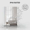 LED Bathroom Mirror with 3 Color Lights Anti-fog Wall Mounted Touch Sensor