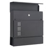 Large Mail Post Letter Box Letterbox Mailbox Postbox with Viewing Window Outside