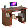 Gaming PC Computer Desk Table Workstation Bookshelf Storage Keyboard Tray Shelve