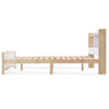 Kids Bed 4FT6 Double Size Bed Solid Pine Wooden Bed Frame w/Storage Headboard QS