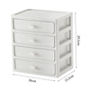 Stationery Organizer Clear Desktop Storage Container Drawer Makeup Stackable Box