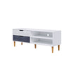 TV Cabinet Vintage TV Stand Console Table TV Unit Centre Table with Storage Cube
