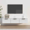 Wall Cabinet Floating TV Unit Media Cabinet Storage Engineered Wood