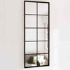 Wall Mirror Black Metal Vanity Make up Wall-mounted Mirror Multi Sizes