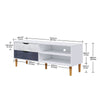 TV Cabinet Vintage TV Stand Console Table TV Unit Centre Table with Storage Cube