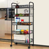 5 Tiers Shelf Salon Beauty Trolley Spa Storage Rolling Cart for Kitchen Bathroom