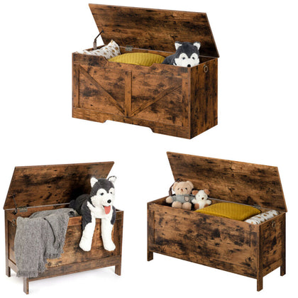 Toy Box Organizer Storage Bench Wooden Storage Chest Trunk Toy Chests