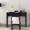 Accent Dressing Table 3 Drawer Sofa End Console Table Hallway Storage Furniture