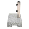 Parasol Base Granite Outdoor Umbrella Stand Holder Rectangular/Round