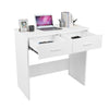 White Computer Desk Desktop Laptop PC Table Workstation 2 Drawer Home Office