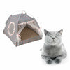 Pet Dog Cat Nest Tent House Puppy Cushion Warm Soft Sleeping Winter Fluffy Beds