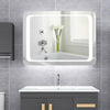 Led Bathroom Mirror with Lights Sensor Switch Demister Pad Anti-fog Wall Mounted