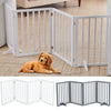 Expanding 3 4 Panel Pet Dog Barrier Gate Guard Fench Doorway Safety Freestanding