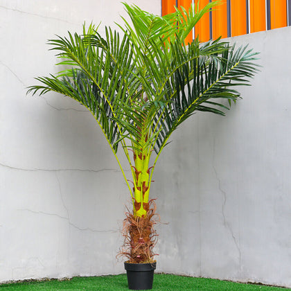 Large Artificial Palm Tree Tropical Plants with Branches Realistic Leaves in Pot