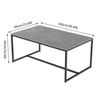 Heavy Duty Marble Coffee Table Anit-scratch Center Tea Table Accent Table Bench