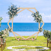 Jumbo Wooden Wedding Arch Ceremony Floral Balloon Backdrop Stand with Solid Base