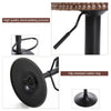 2 PU Breakfast Bar Stools Leather Seat Pub Style Vintage Wood Swivel Adjustable