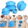 Pack of 4 Chinese Acupuncture Rubber Cupping Vacuum Massage Cellulite Therapy UK