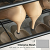 HOOBRO Shoe Rack Shoe Storage Organizer with Slant Adjustable Metal Shelves
