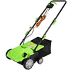 2 in 1 Electric Lawn Scarifier & Rake Garden 1500W Aerator W/ 40L Collection Box